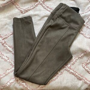 Andrew Marc size small suede brown pants